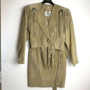 Scully Tan Fringe Jacket